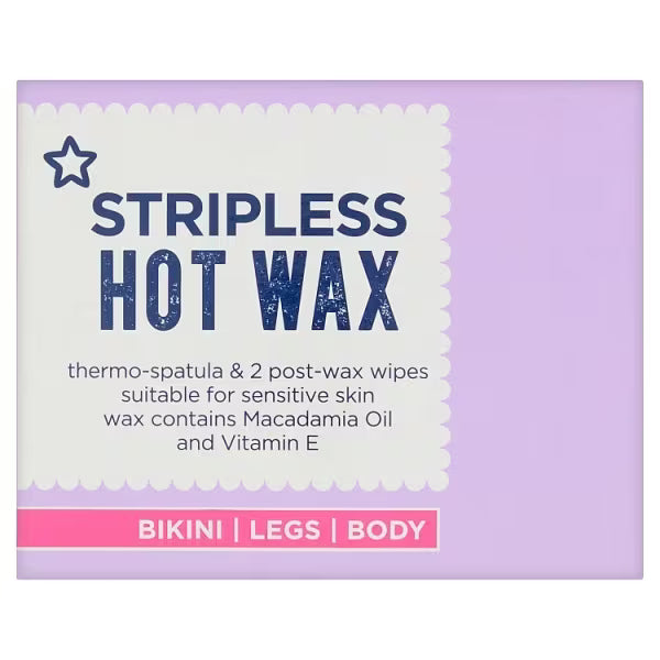 Superdrug Hot Wax Macadamia Oil 300g (British brand)