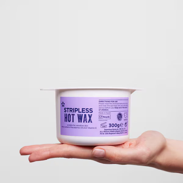 Superdrug Hot Wax Macadamia Oil 300g (British brand)