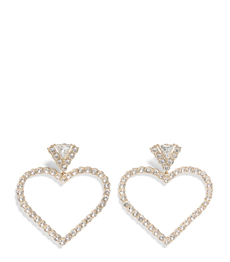 Valentino Garavani Crystal Coeur Royal earrings - British product