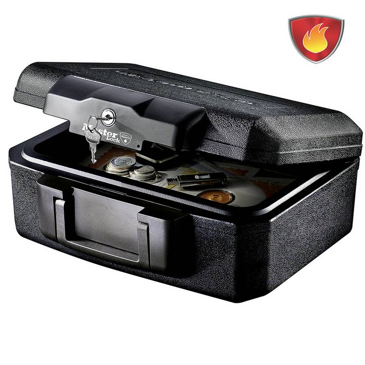 Master Lock fireproof safe 5 litre chest, UK version