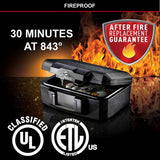 Master Lock fireproof safe 5 litre chest, UK version