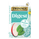 ASDA Twinings Superblends Digest Spearmint, Apple & Rooibios Herbal Tea Bags 20 Bags 35g- Buy online at McGrocer
