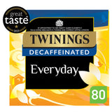 Twinings decaffeinated black tea bags 250g, imported from the UK