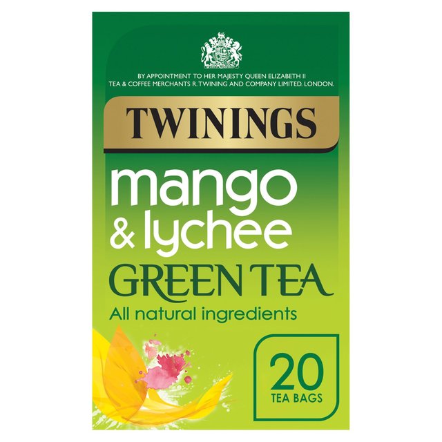 Twinings Mango & Lychee Green Tea 20 per pack GOODS M&S