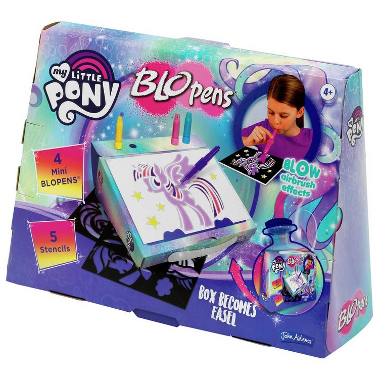 Blopens My Little Pony creative case with stencils (British brand)