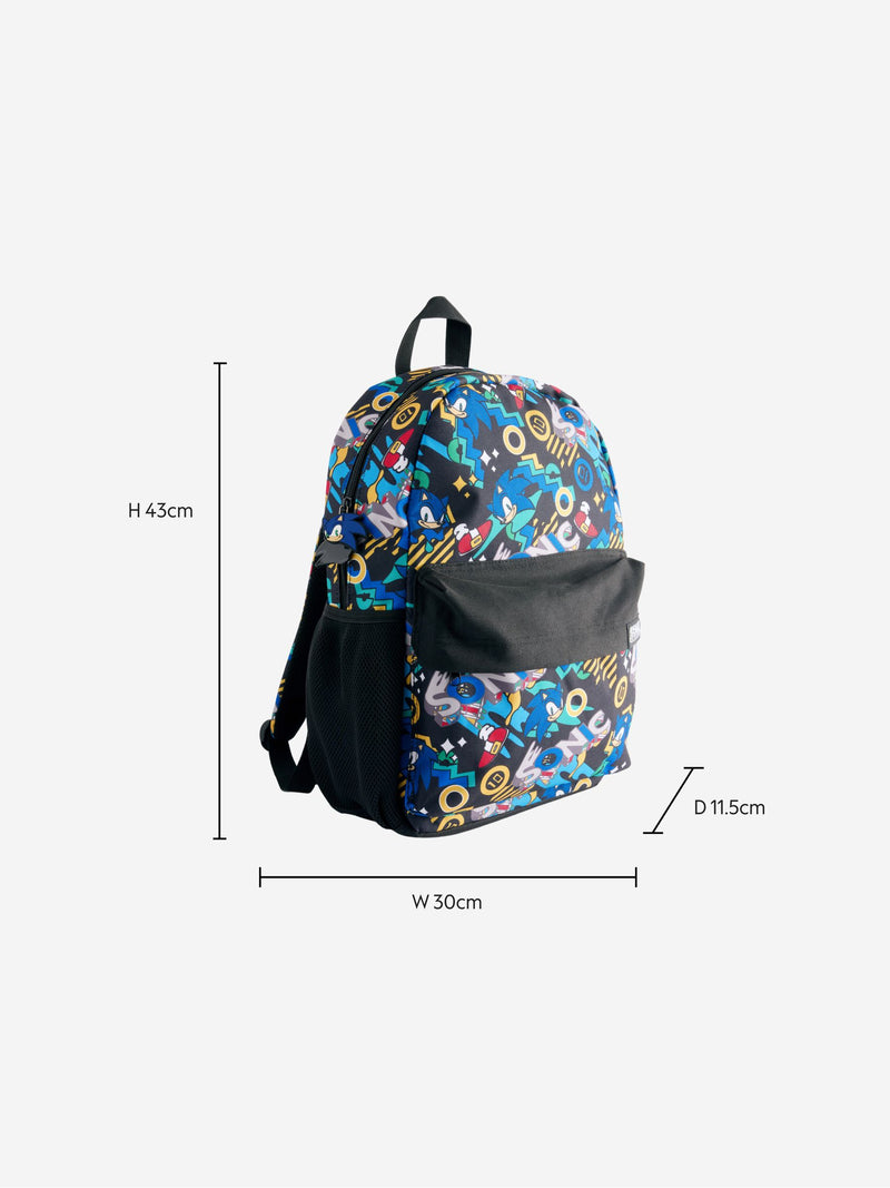 Sonic Black Backpack for kids, UK version