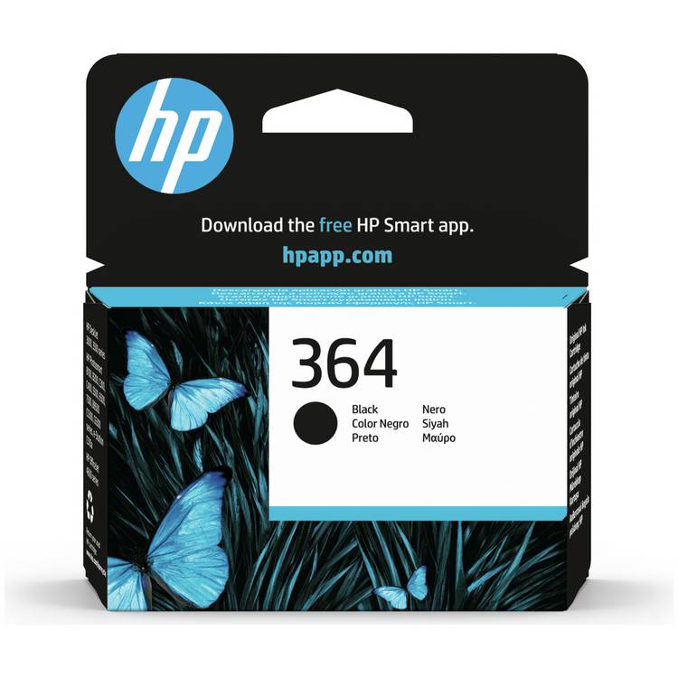 HP 364 black ink cartridge (British brand)