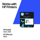HP 364 black ink cartridge (British brand)