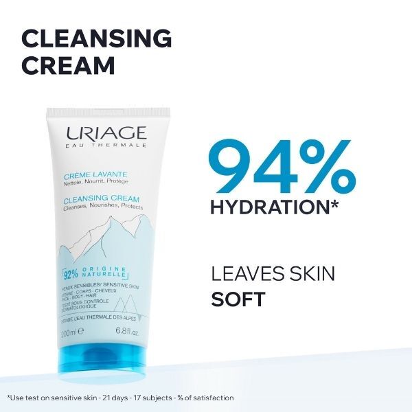 Uriage Gentle Cleansing Cream Face Care 200ml (British brand)