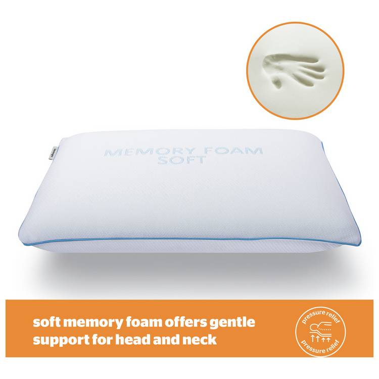 Silentnight Impress Memory Foam Soft Pillow, UK version