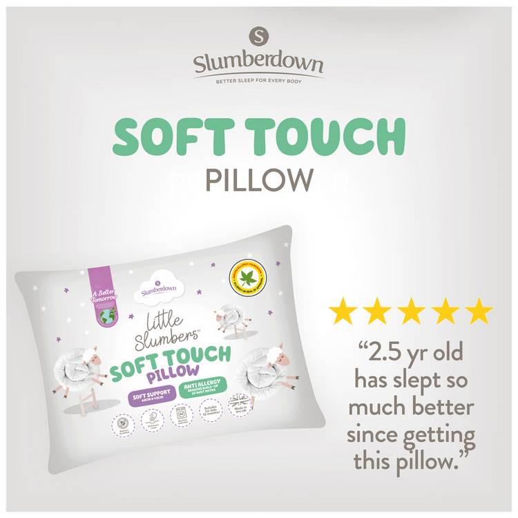 Slumberdown anti-allergy pillow Little Slumbers Cot Bed 60x40cm, UK version