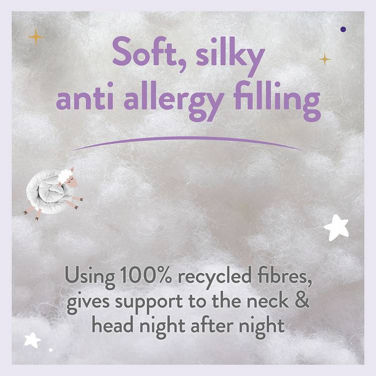 Slumberdown anti-allergy pillow Little Slumbers Cot Bed 60x40cm, UK version