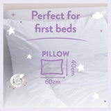 Slumberdown anti-allergy pillow Little Slumbers Cot Bed 60x40cm, UK version