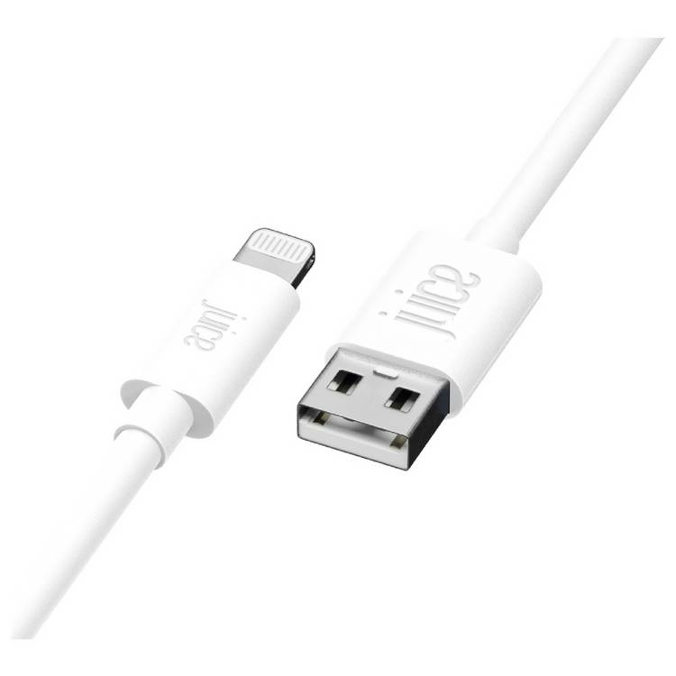 Juice 2m Lightning charging cable white, UK version
