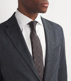 Giorgio Armani silk jacquard stripe tie, imported from the UK