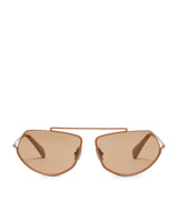 Harrods Max Mara Metal Square Sunglasses- Buy online at McGrocer