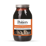 Holland & Barrett Potters Butterscotch Malt Extract (with Cod Liver Oil) 650g- Buy online at McGrocer