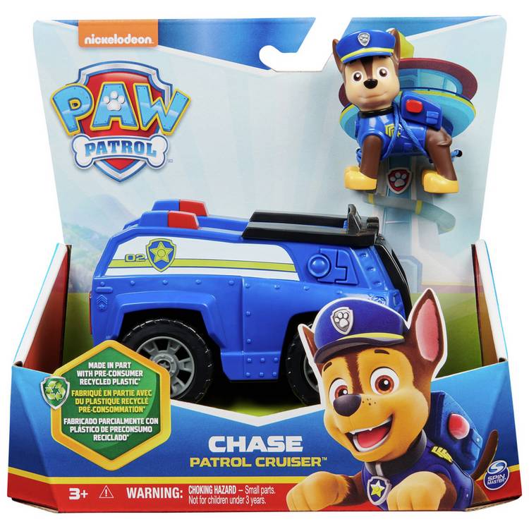 PAW Patrol Chase's Patrol Cruiser push-along vehicle, UK version