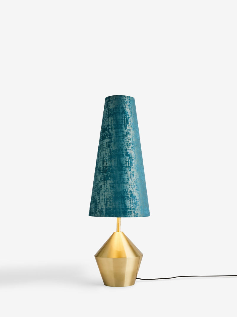 Clarke and Clarke Lenora blue gold table lamp - British product