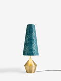 Clarke and Clarke Lenora blue gold table lamp - British product