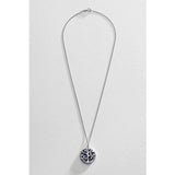 Moon & Back tree of life locket silver cubic zirconia, UK version