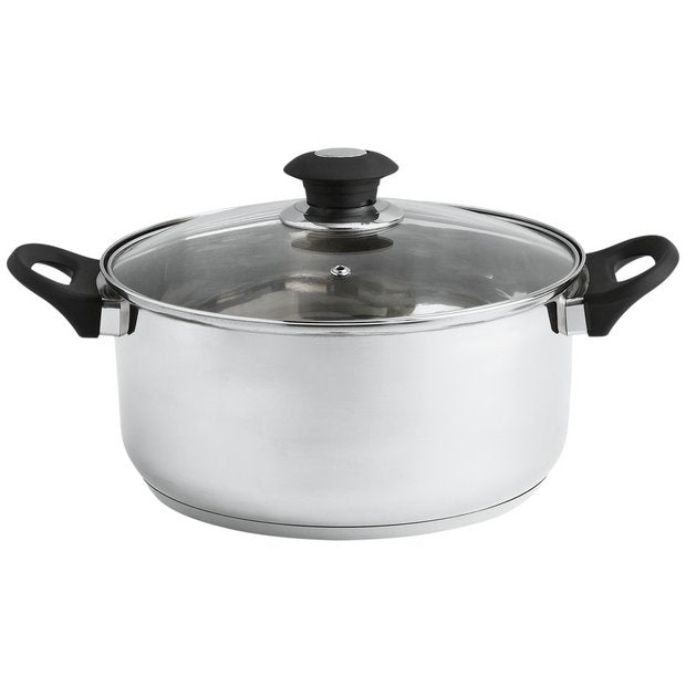Russell Hobbs stainless steel stock pot 24cm - British product