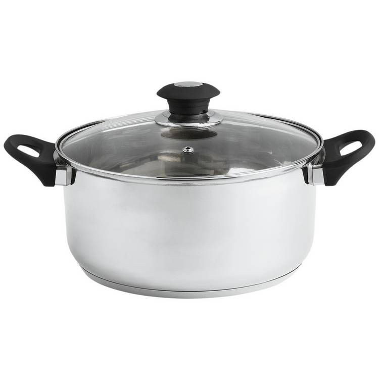Russell Hobbs stainless steel stock pot 24cm - British product