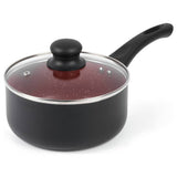 Russell Hobbs Red Stone aluminium 3 piece pan set, UK version