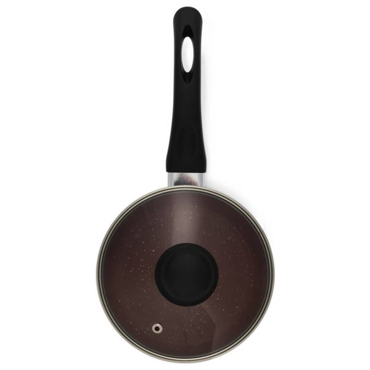 Russell Hobbs Red Stone aluminium 3 piece pan set, UK version