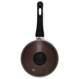 Russell Hobbs Red Stone aluminium 3 piece pan set, UK version