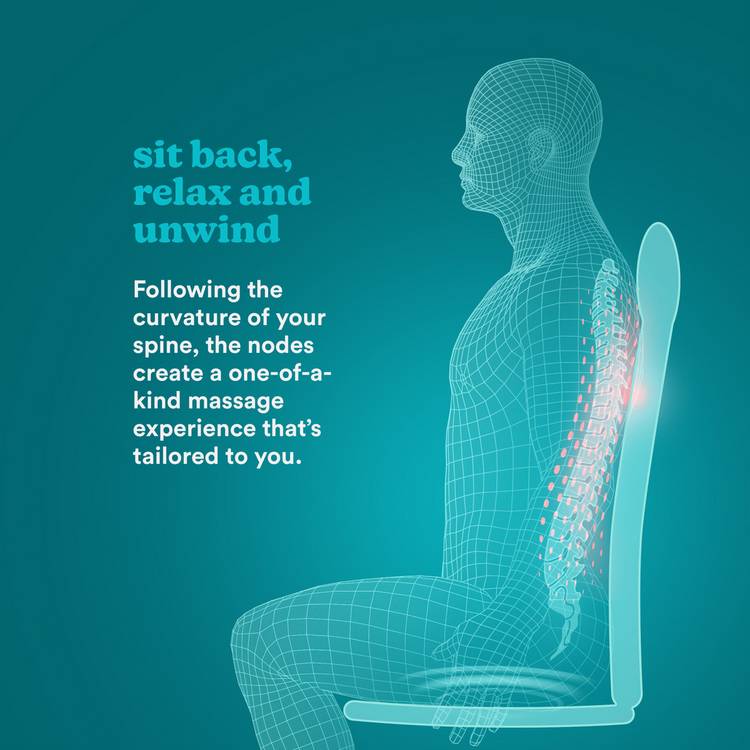 HoMedics Shiatsu Heat massage chair, imported from the UK
