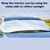 The AA Windscreen Shield Frost and Sun 145x70cm, imported from the UK