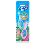 Brush Baby Toothbrush Double Pack Pink & Teal - British product