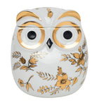 Fornasetti Civetta Fiorata jar black white gold, UK version