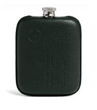 Dunhill leather-wrapped flask (British brand)