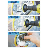 Streetwize headlight restoration kit for plastic headlights, UK version
