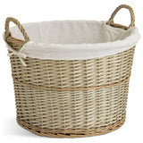 Habitat large willow storage basket in grey - British product