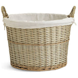 Habitat large willow storage basket in grey - British product