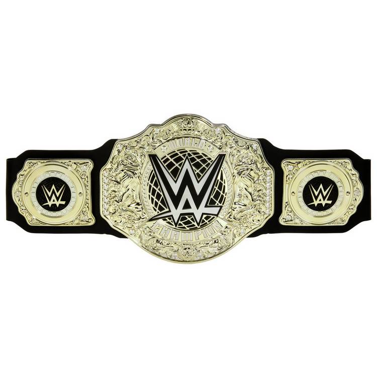 Mattel WWE World Heavyweight Championship role play belt (British brand)