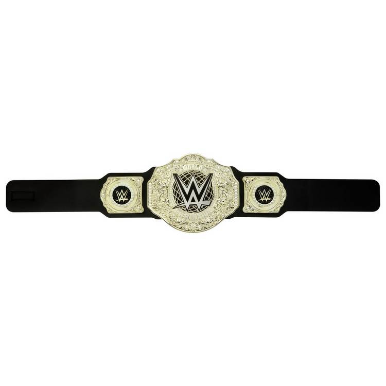 Mattel WWE World Heavyweight Championship role play belt (British brand)