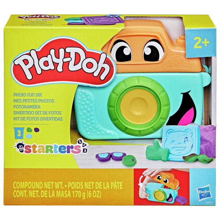 Play-Doh Camera Starter Set with 3 tubs and accessories, UK version