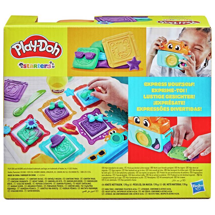 Play-Doh Camera Starter Set with 3 tubs and accessories, UK version