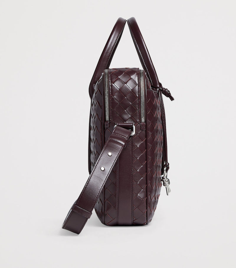 Bottega Veneta Intrecciato Getaway Briefcase calfskin leather (British brand)