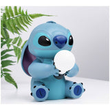 Disney Stitch LED night light with blue plastic design, UK version