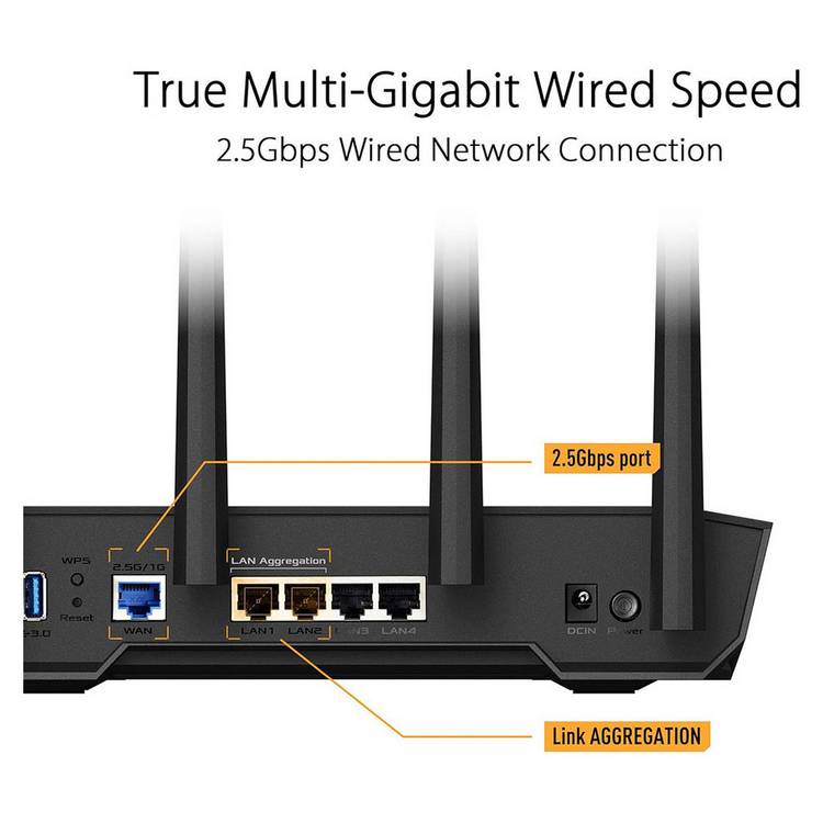 ASUS TUF Gaming AX4200 Wi-Fi 6 router, imported from the UK