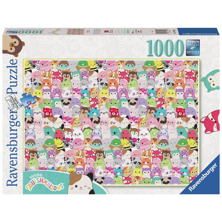 Ravensburger Squishmallows 1000 piece jigsaw puzzle (British brand)