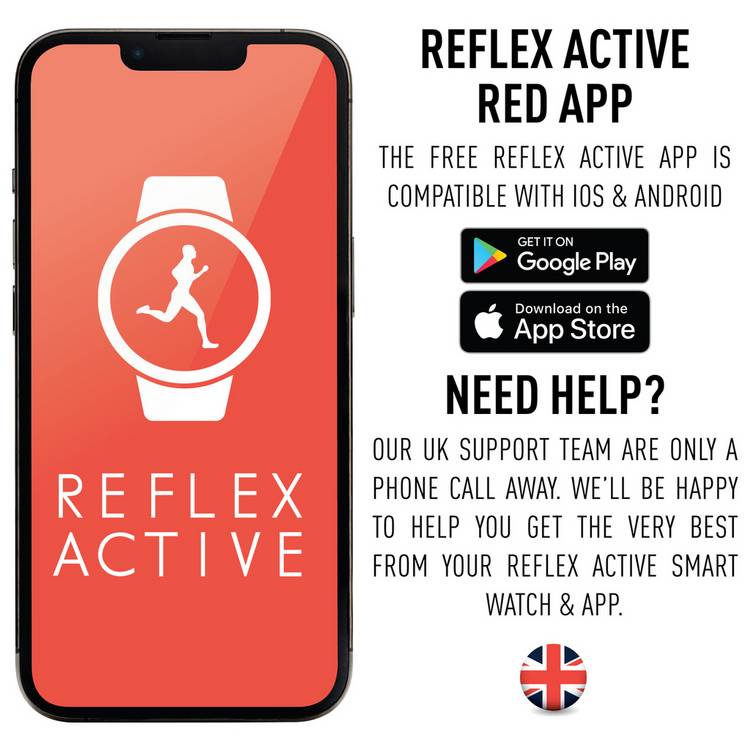 Reflex Active Series 38 Black smartwatch - British product