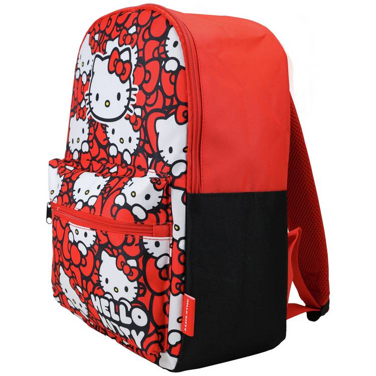Sanrio Hello Kitty backpack in red, imported from the UK