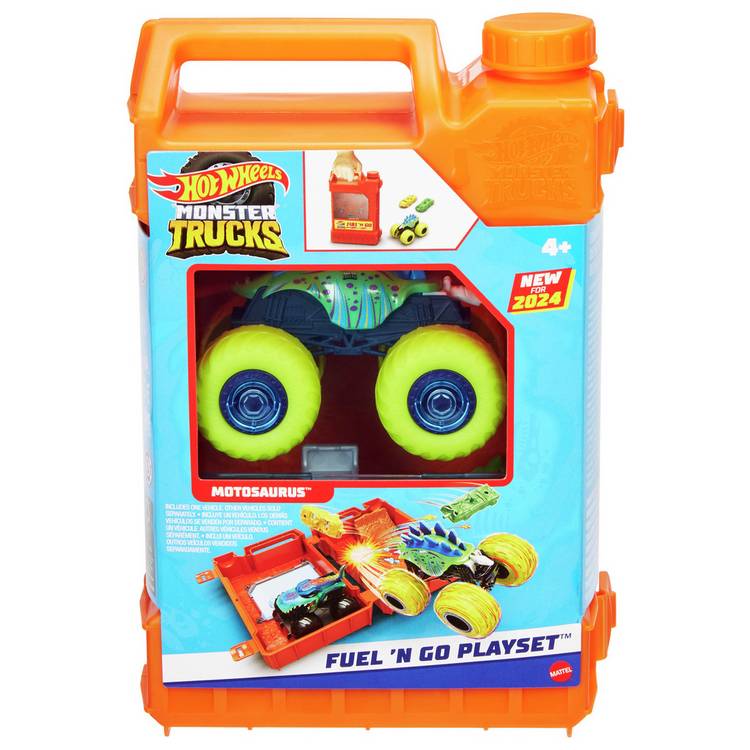 Hot Wheels Fuel N' Go playset with Motosaurus, UK version