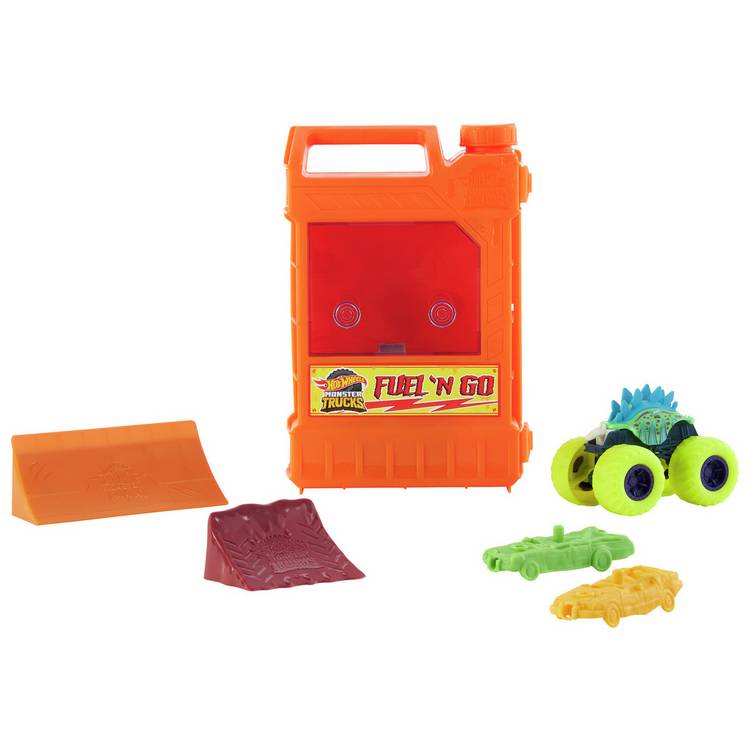 Hot Wheels Fuel N' Go playset with Motosaurus, UK version